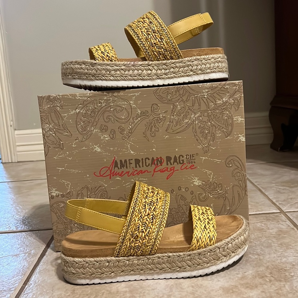 American Rag, Karlip, Yellow, Size 8.5, Worn once